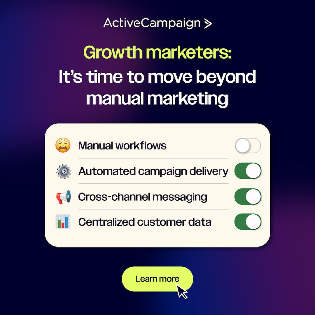Toggle list moving from manual workflows to automated campaign delivery and centralized data