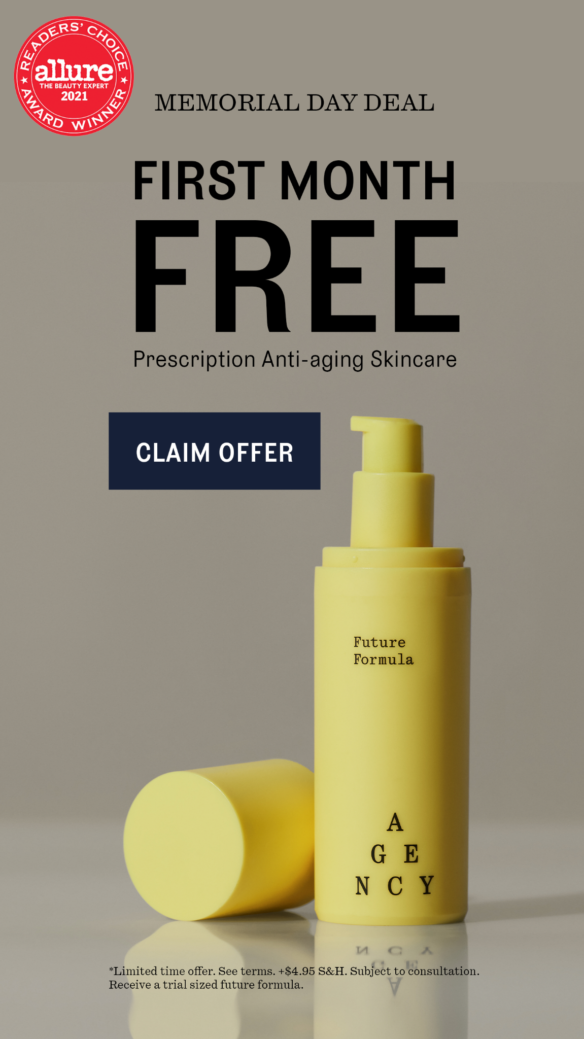 Ad by Agency on tretinoin skincare from the makers of Curology