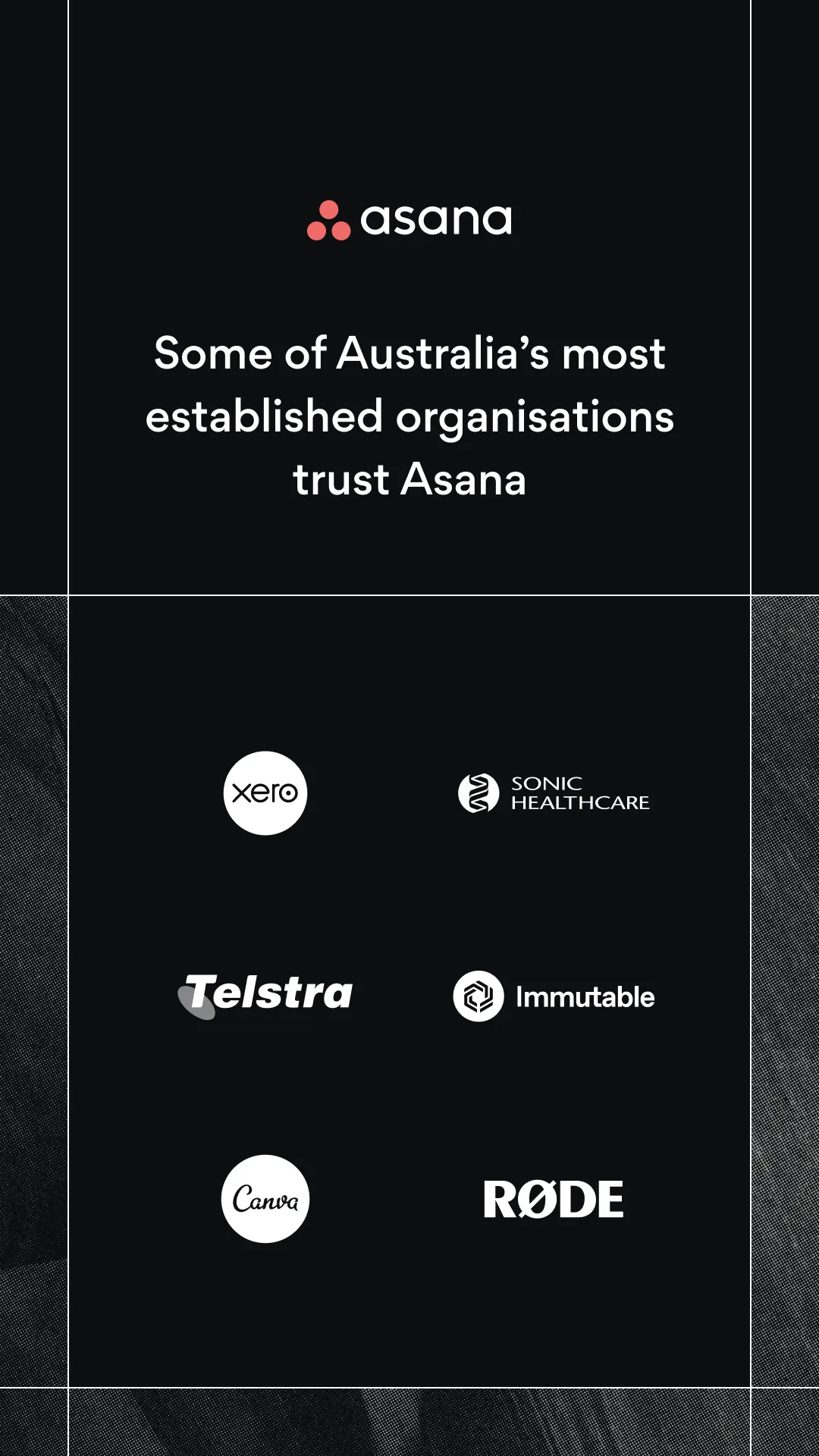 Facebook and Instagram ad by Asana on large Australian organizations coordinating work