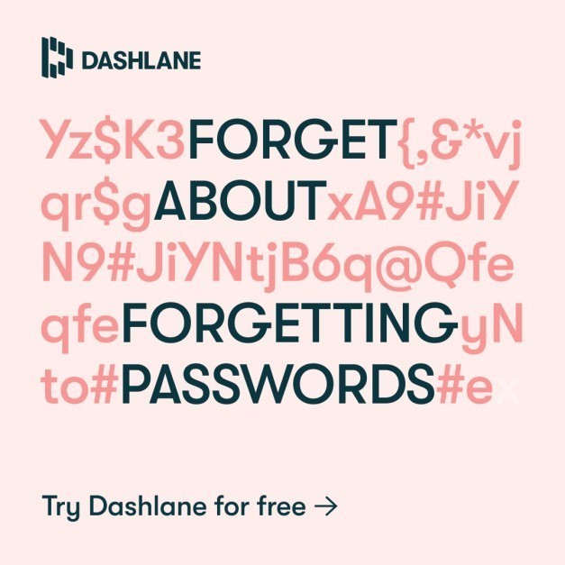 LinkedIn ad by Dashlane on storing organization passwords and credentials in one place