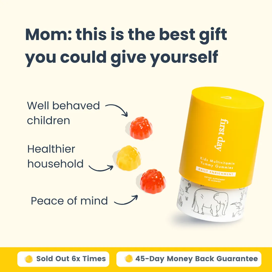 Facebook and Instagram ad by First Day opening with a parent's story about picky eating
