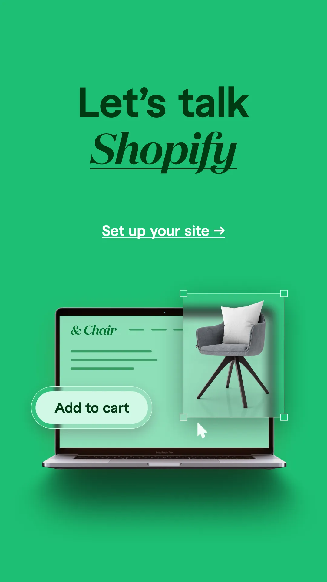 Facebook and Instagram ad by Fiverr on hiring a freelancer to build a Shopify store