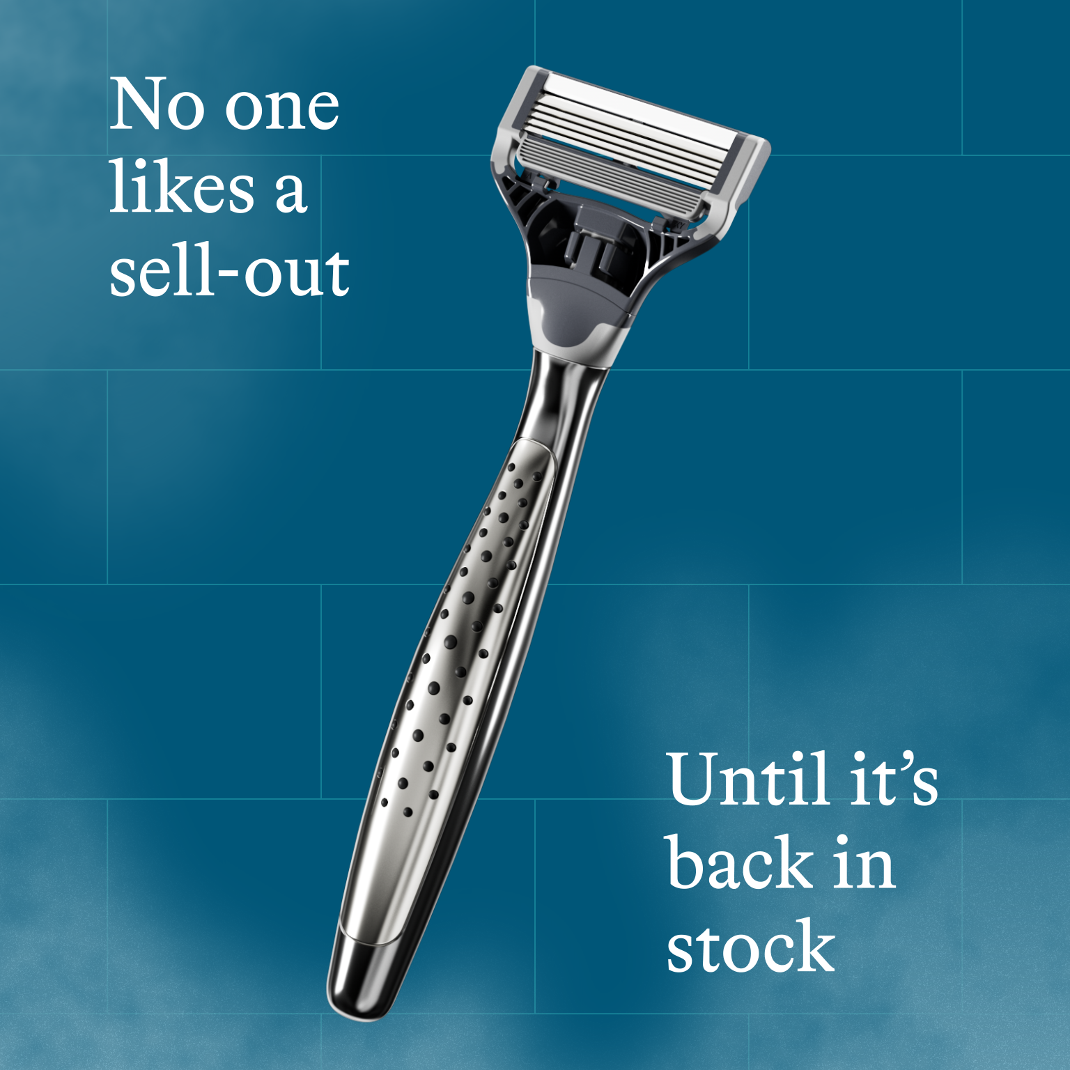 Facebook and Instagram ad by Harry's on the Craft Handle and how it was engineered