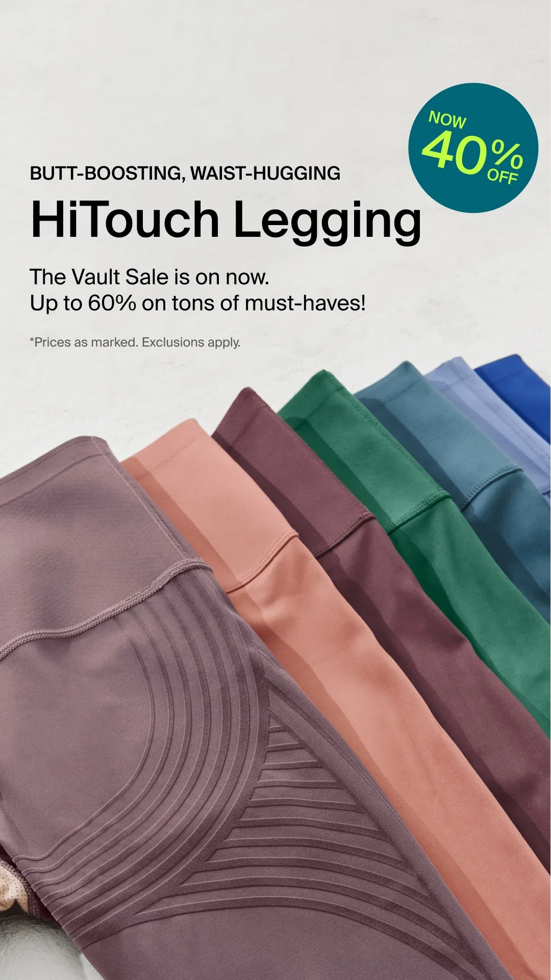 Facebook and Instagram ad by Knix announcing a sale on its viral leggings
