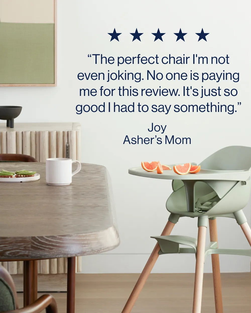 Ad by Lalo presenting its children's tableware and furniture
