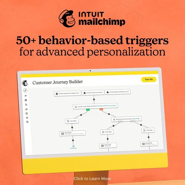 Facebook and Instagram ad by Mailchimp on cross selling to discount shoppers and VIPs