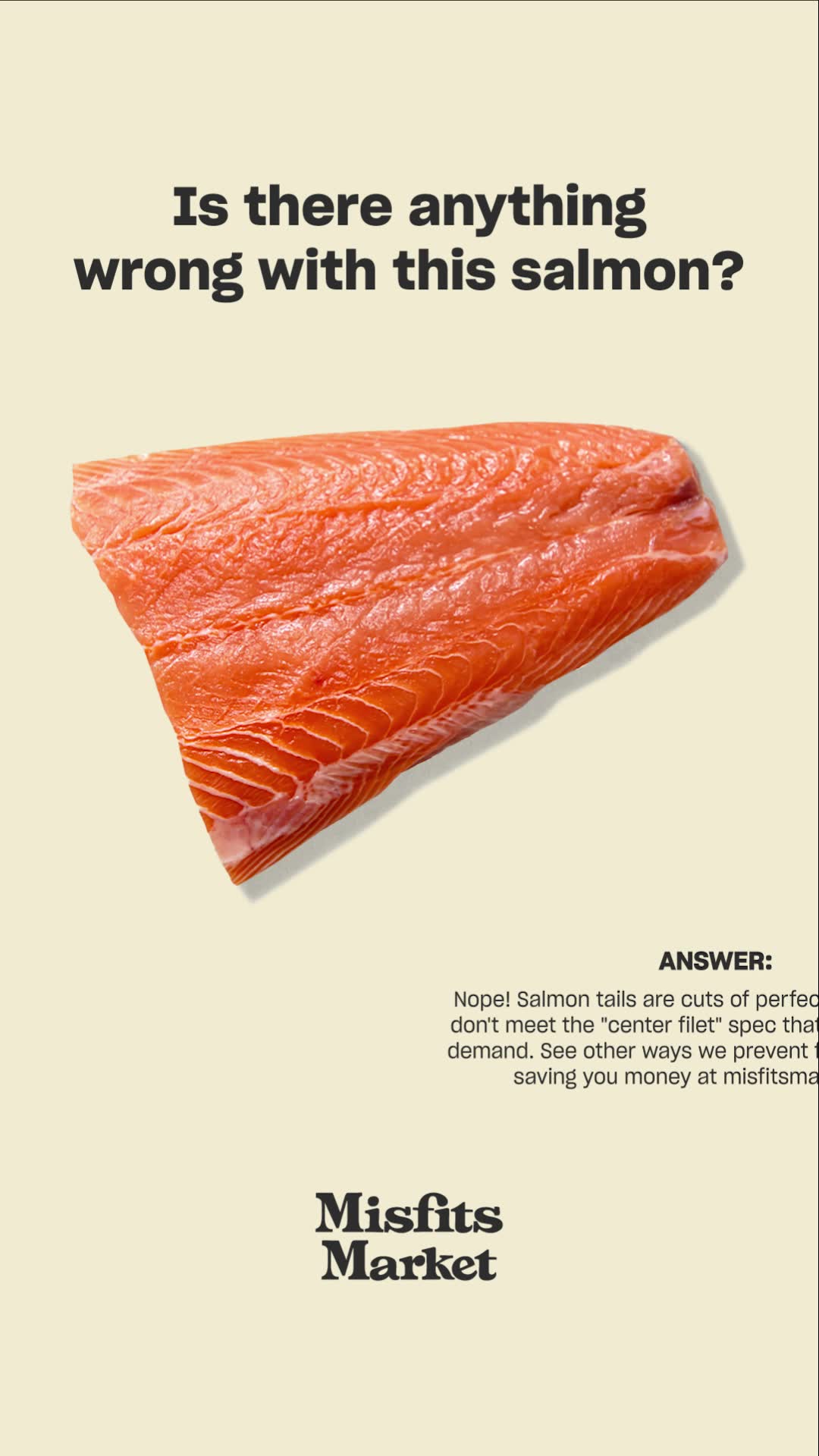 Ad by Misfits Market on saving money with rescued groceries delivered weekly