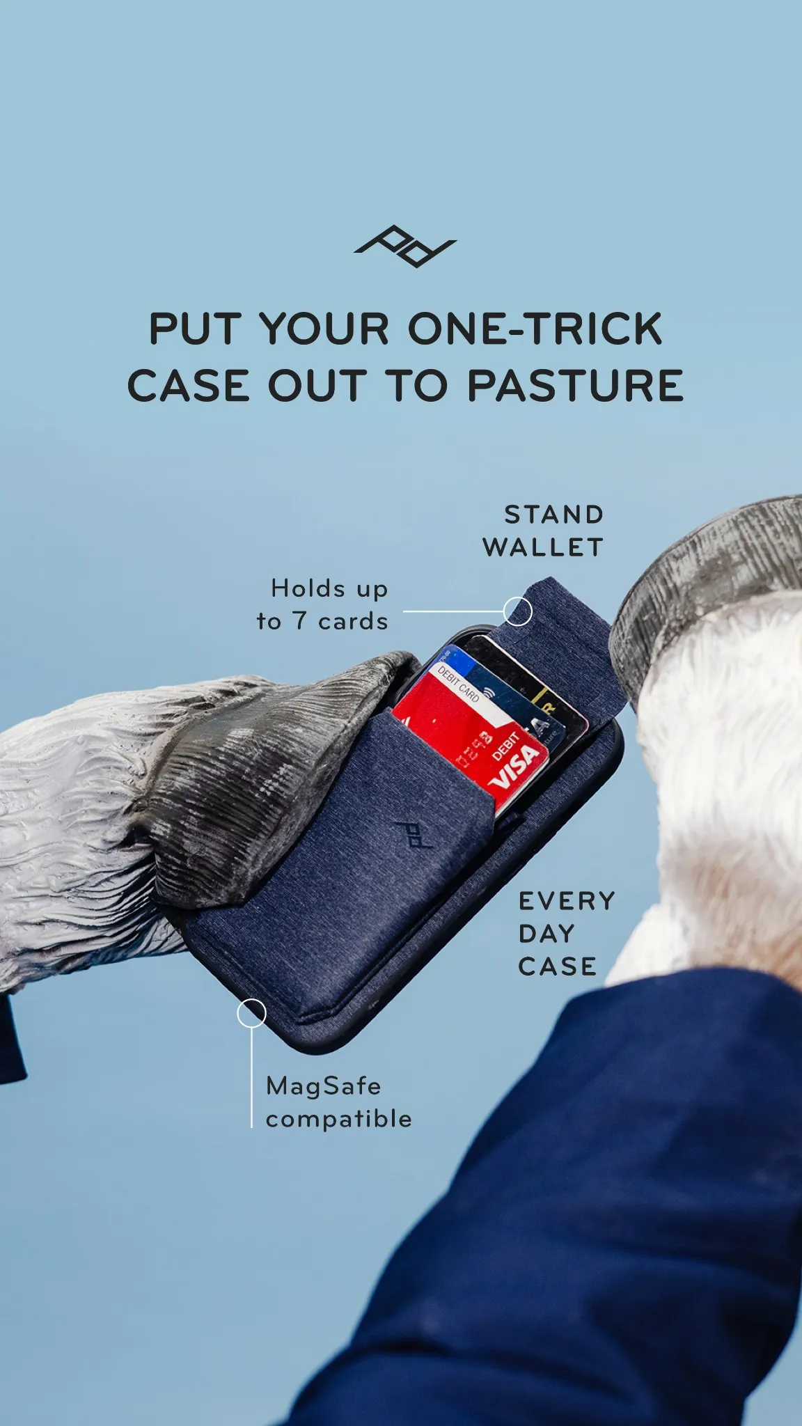 Facebook and Instagram ad by Peak Design presenting its camera and travel gear