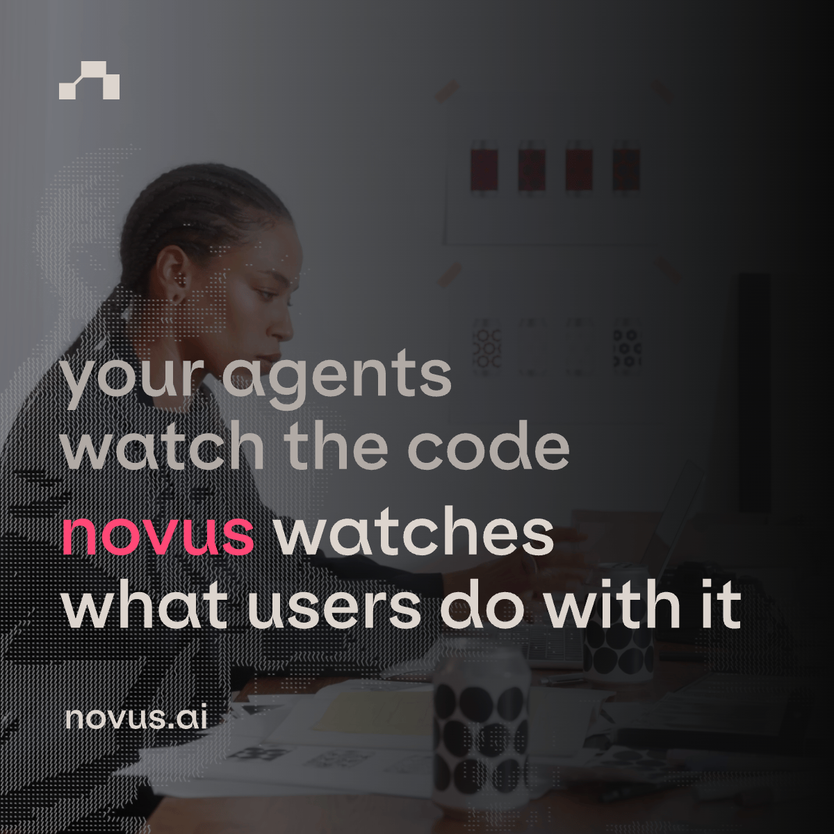 Pendo ad on light gradient background with pink logo and the headline one platform behind every agent you build or buy