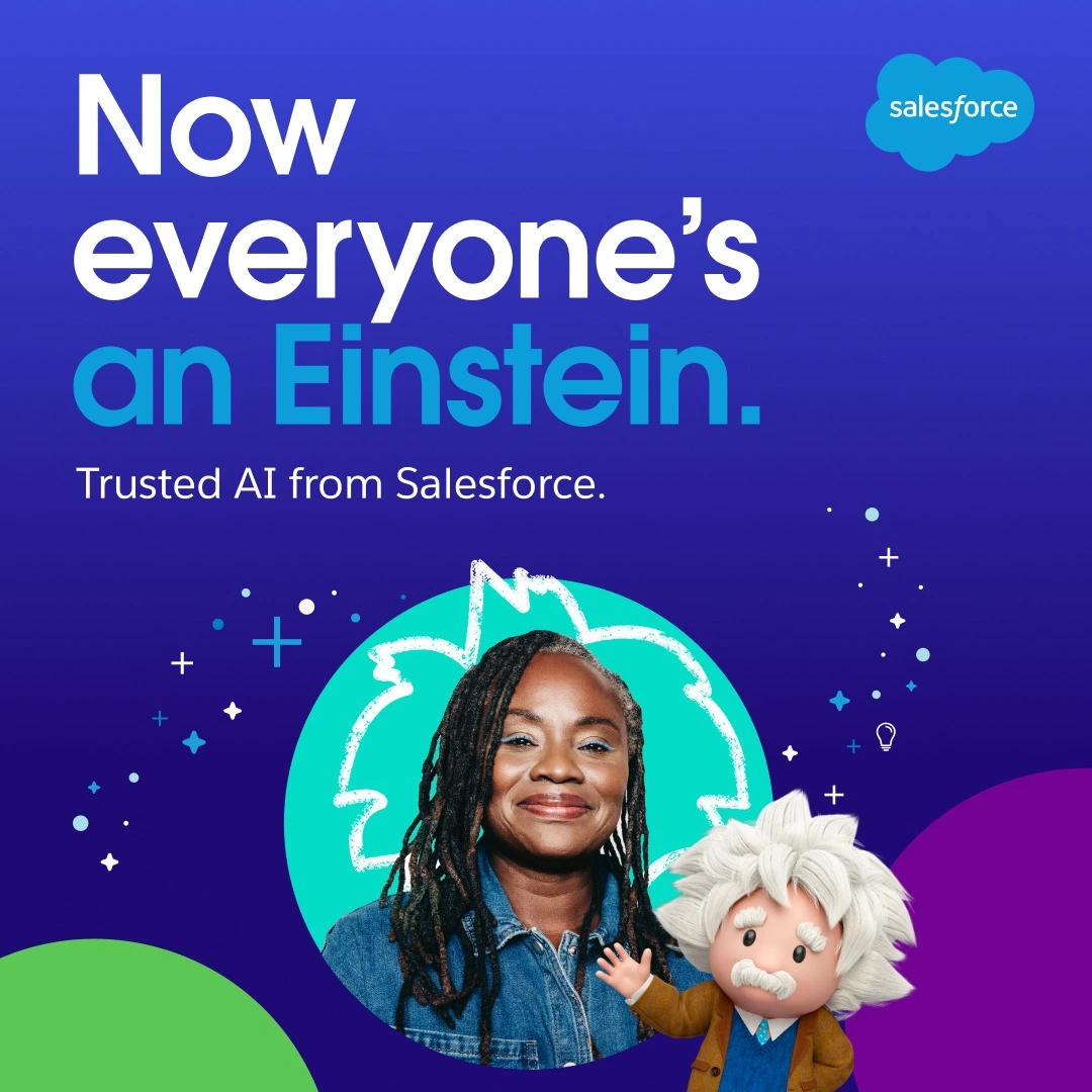 Facebook ad by Salesforce on trusted AI built into the number one CRM