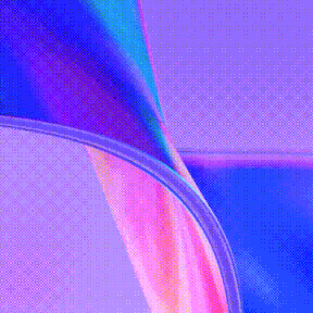 Animated Stripe ad showing abstract colorful gradient swirl in purple blue and pink