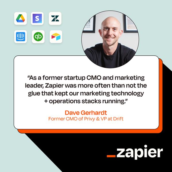 Facebook and Instagram ad by Zapier promoting free no code work automation